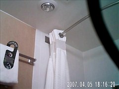 Hidden shower caught or maybe not lol