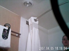 Hidden shower caught or maybe not lol
