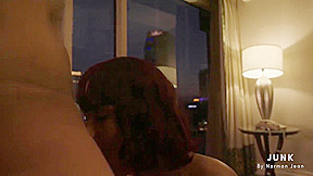 Honey Moon - Interracial Couple Fucks In Vegas On Their