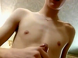 Horny Boy Show His Body On The Bed