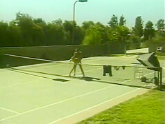 Horny Dude Fucks In All Positions A Beautiful Bitch On The Tennis Court