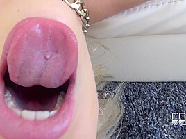 Horny Horn Blower - British Blonde Beauty Sucks Big Cock - PornWorld