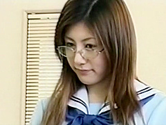 Horny Japanese chick Amika Yaguchi in Crazy Doggy Style, Big Tits JAV clip