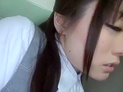 Horny Japanese slut Mikuri Kawai in Crazy Cunnilingus, Threesomes JAV video