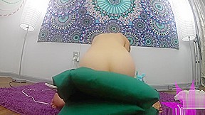 Horny Pillow Humping in Pigtails with BraisleeAdams