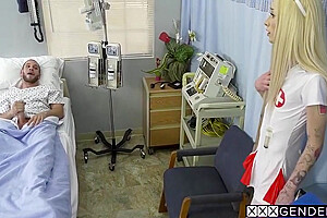 Horny Shemale Doctor Hardcore Bareback Anal And She Fixed Dirty Patient - Jenna Gargles