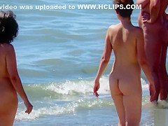 Hot Amateur MILFs - Nudist Beach Spy Video