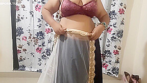 Hot Naughty Indian Desi Bhabhi Getting Ready For Her Secret Boyfriend