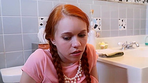Hot Redhead teen 18+ Screwed without Mercy