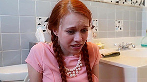 Hot Redhead teen 18+ Screwed without Mercy