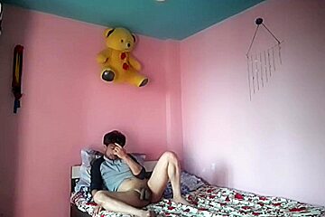 Hot Step brother Masturbating
