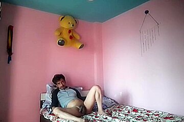 Hot Step brother Masturbating