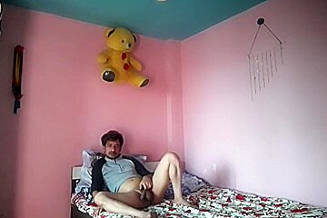 Hot Step brother Masturbating
