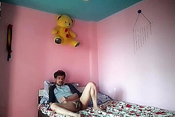 Hot Step brother Masturbating