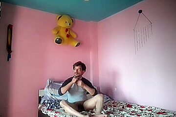 Hot Step brother Masturbating
