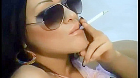 Hot Sunglassez Babe Sexy Smoking Titz & Pussy Play