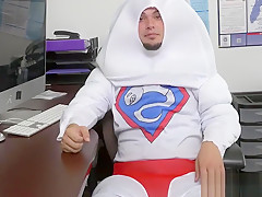 Hot gay doc inserts his cock in office jock