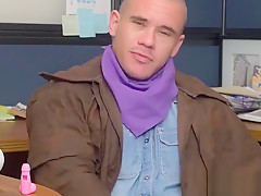 Hot gay doc inserts his cock in office jock