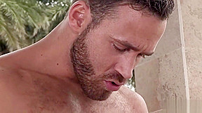Hot gay threesome and swallow