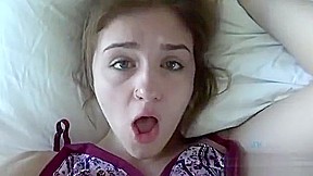 Hot girlfriend footjob with creampie kj