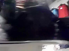 Hot milf's upskirt without panties