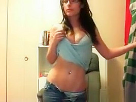 Hot teen 18+ Undressing Slowly