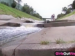 Hotness Lesbian Love Making In Public