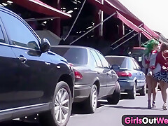 Hotness Lesbian Love Making In Public