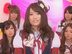 Hottest Japanese model Kotomi Asakura, Miho Tachibana, Yuzu Shiina in Crazy Handjobs, Stockings JAV scene