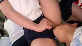 Hottest Japanese model Nozomi Aiuchi, Riri Kuribayashi, Kana Ohori in Fabulous Public, Blowjob JAV clip