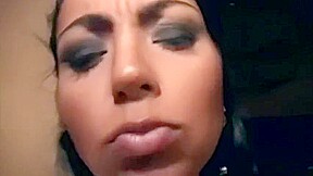 Hottie Smokes And Sucks on Balcony