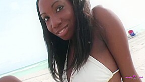 Hung White Guy Picks Up From The Beach To Pound Her Sugar Walls With Mahlia Milian