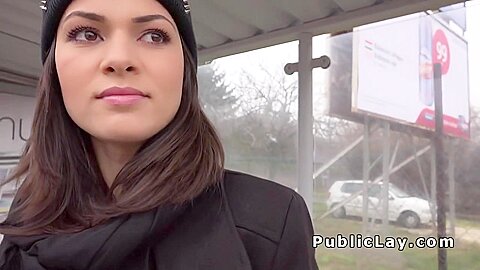 Hungarian Beauty From Public Bangs