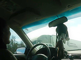 I LEARNED TO DRIVE STICK! PUBLIC ULTIMATE PERFECT HIGHWAY SEX