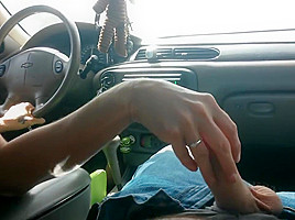 I LEARNED TO DRIVE STICK! PUBLIC ULTIMATE PERFECT HIGHWAY SEX