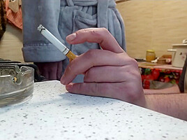 I Wanted To Suck A Cigarette And Sucked A Dick In The Kitchen