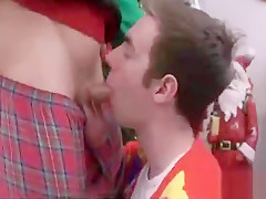 I am SANTA and my Step brothers ASS is my CHIMNEY