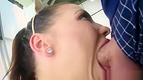 I luv listening to Adriana gag and retch on cock - compilation