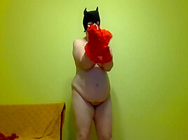 In A Room  Dress-up With Wild Cat