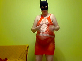 In A Room  Dress-up With Wild Cat