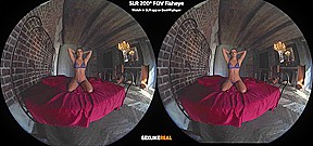 In the Middle of the Night - Russian Babe Striptease Ultra HD VR