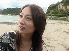 Incredible Japanese chick in Horny POV, Beach JAV clip