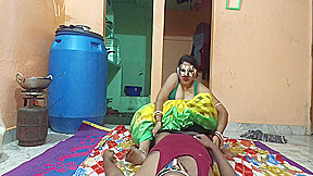 Indian Stepsister Riding Her Stepbrother