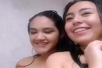 Indonesian Chicks Showering