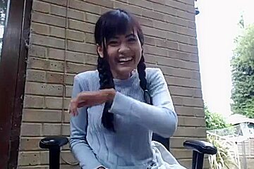 Inexperienced asian solo fucking on cam o37