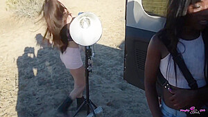 Intense Lesbian Threesomes Make The Naughty Black Babe Very Happy And She Never Misses Them
