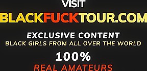 Interracial Amateur Ebony Latina Backpacker Threesome