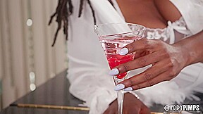 Interracial Fingering and Fucking Big Tits Ebony Cherry of the Month Hazel Grace