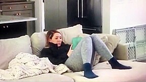 Ipad mini mast on couch