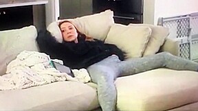 Ipad mini mast on couch
